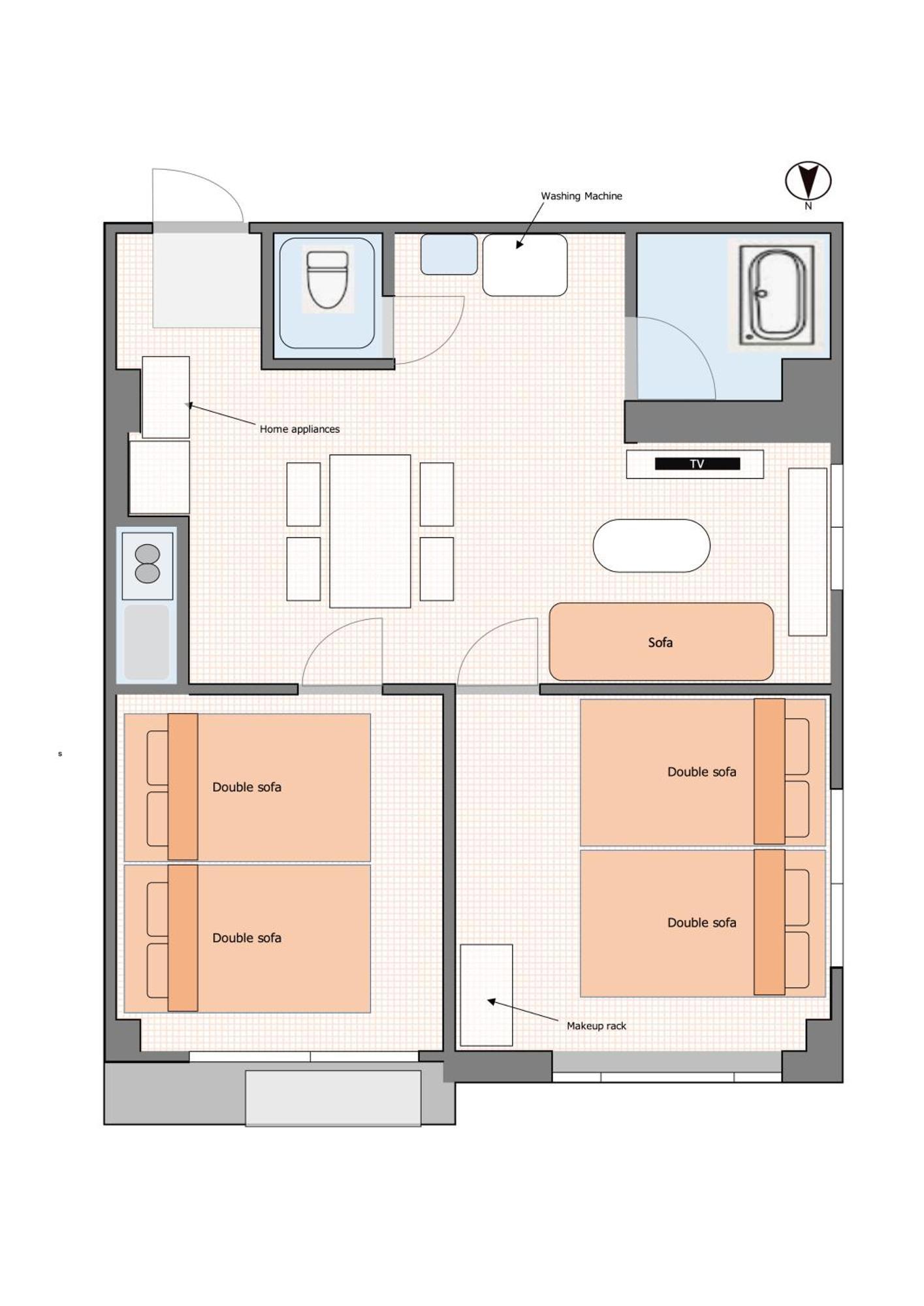 Appartement V Close To Shinjuku Kabukicho Korean Town Frwifi F *